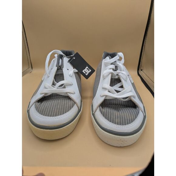 DC Men's Trase TX Sneaker, Size 12 M, Skate Shoes White, Gray ,B Grade - Picture 3 of 14